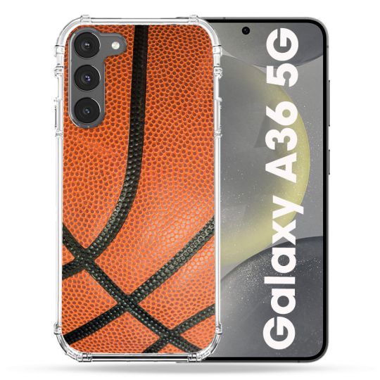Coque Renforcée Pour Samsung Galaxy A36 5G Sport Ballon Basket