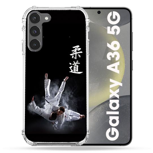 Coque Renforcée Pour Samsung Galaxy A36 5G Sport Judo Noir