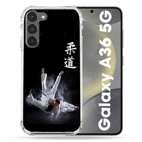 Coque Renforcée Pour Samsung Galaxy A36 5G Sport Judo Noir