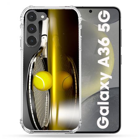 Coque Renforcée Pour Samsung Galaxy A36 5G Sport Tennis Reflet