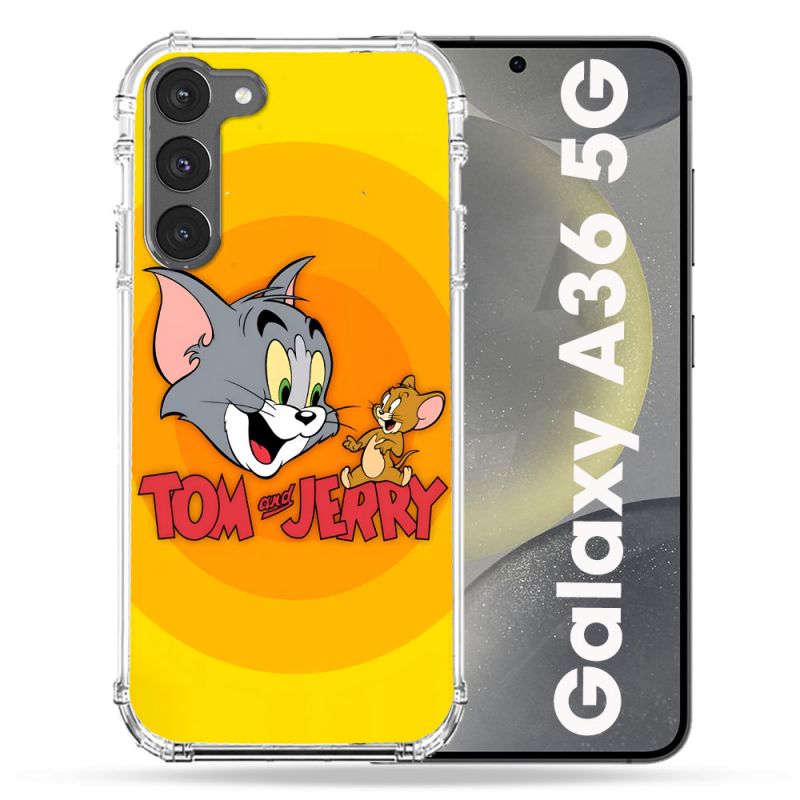 Coque Renforcée Pour Samsung Galaxy A36 5G Tom Jerry