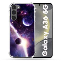 Coque Renforcée Pour Samsung Galaxy A36 5G Univers Planete Stellaire