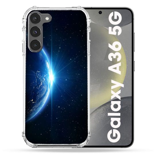 Coque Renforcée Pour Samsung Galaxy A36 5G Univers Planete Terre