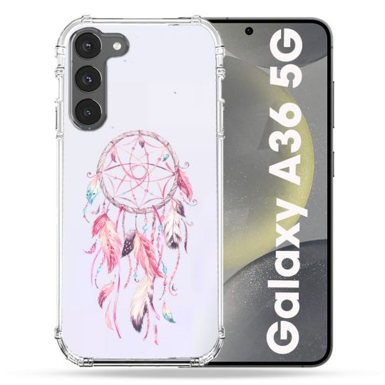 Coque Transparente Pour Samsung Galaxy A36 5G Attrape Reve Rose