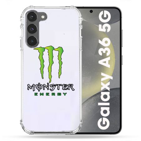 Coque Transparente Pour Samsung Galaxy A36 5G Monster Energy