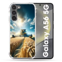 Coque Renforcée Pour Samsung Galaxy A56 5G Agriculture Moissonneuse Blé