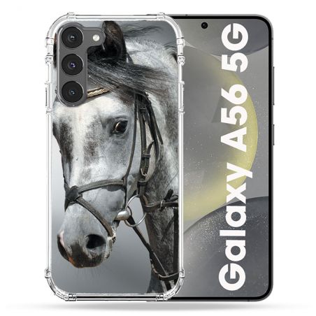 Coque Renforcée Pour Samsung Galaxy A56 5G Animal Cheval Blanc