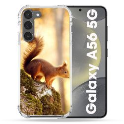 Coque Renforcée Pour Samsung Galaxy A56 5G Animal Ecureuil Bois