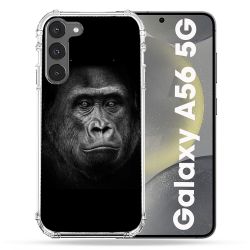 Coque Renforcée Pour Samsung Galaxy A56 5G Animal Gorille Noir