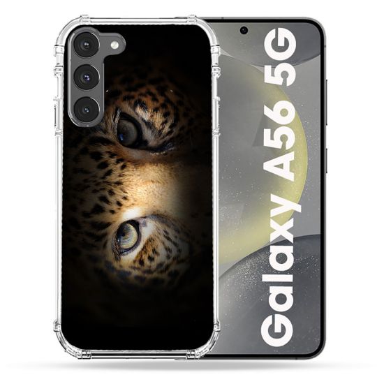 Coque Renforcée Pour Samsung Galaxy A56 5G Animal Leopard Yeux