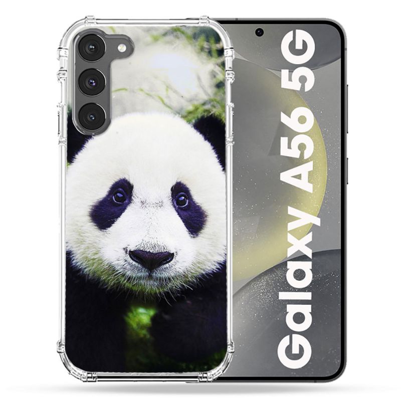 Coque Renforcée Pour Samsung Galaxy A56 5G Animal Panda Color