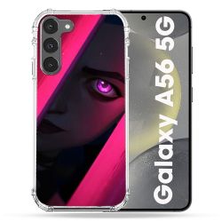 Coque Renforcée Pour Samsung Galaxy A56 5G Arcane Jynx Rose