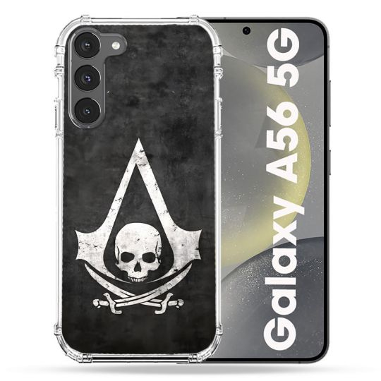 Coque Renforcée Pour Samsung Galaxy A56 5G Assassin Creed Tete Mort