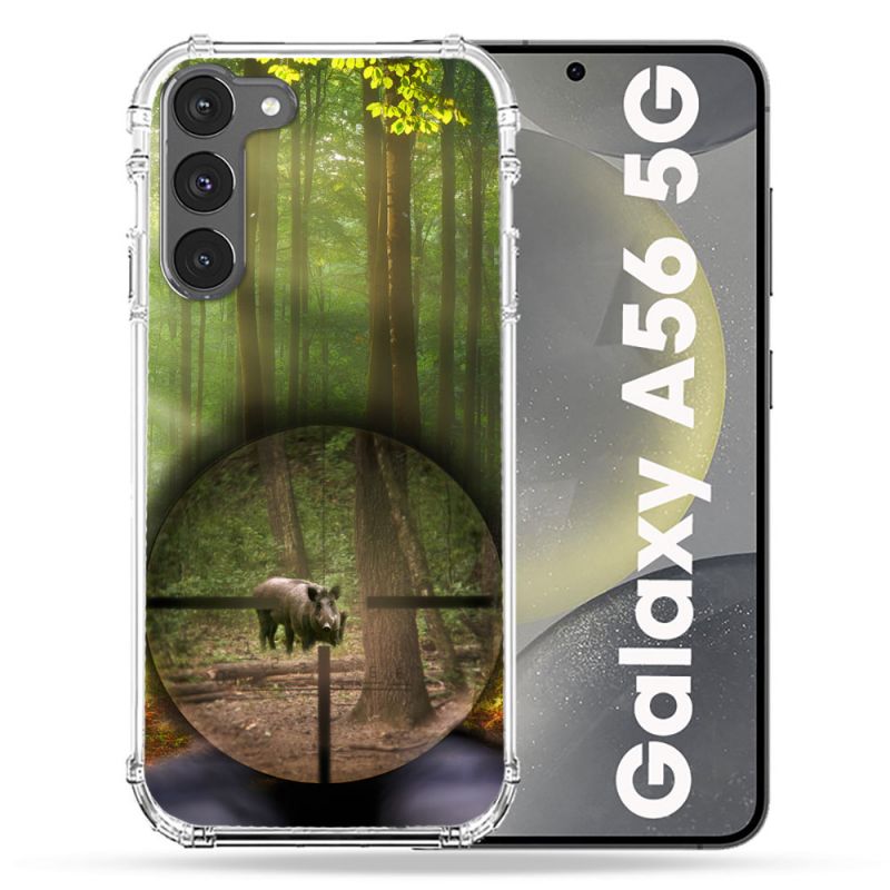 Coque Renforcée Pour Samsung Galaxy A56 5G Chasse Sanglier Viseur