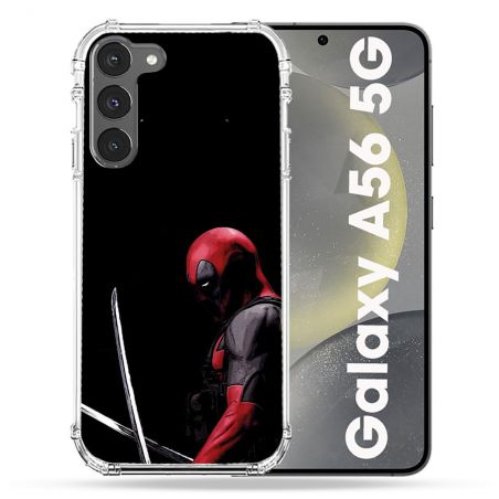 Coque Renforcée Pour Samsung Galaxy A56 5G Deadpool Epee