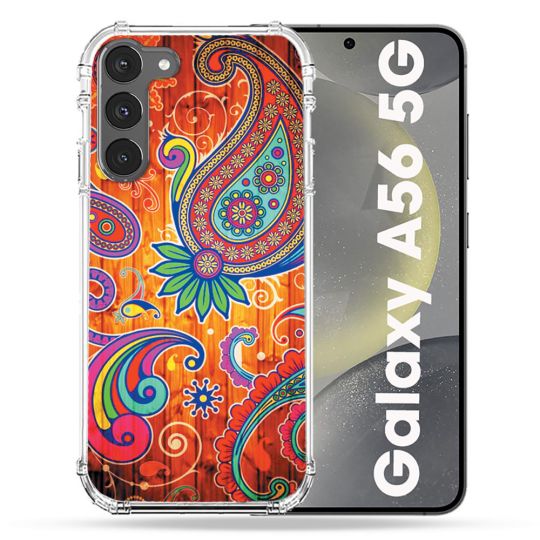 Coque Renforcée Pour Samsung Galaxy A56 5G Fleur Psychedelic