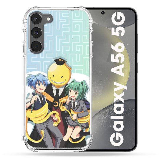 Coque Renforcée Pour Samsung Galaxy A56 5G Manga Assassination Classroom Kuro Trio
