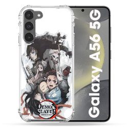 Coque Renforcée Pour Samsung Galaxy A56 5G Manga Demon Slayer Blanc
