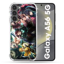 Coque Renforcée Pour Samsung Galaxy A56 5G Manga Demon Slayer Groupe