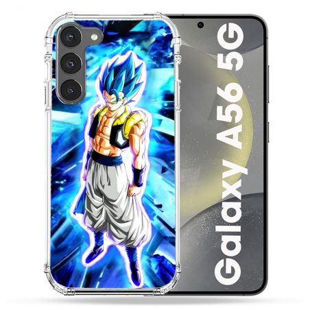 Coque Renforcée Pour Samsung Galaxy A56 5G Manga Dragon Ball Gogeta Lumiere