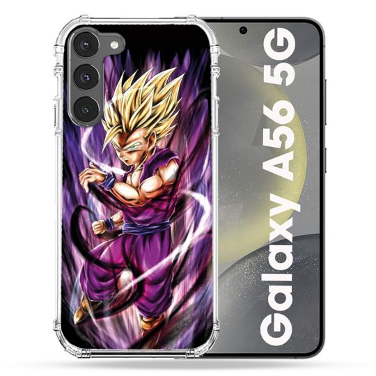 Coque Renforcée Pour Samsung Galaxy A56 5G Manga Dragon Ball Sangohan Violet