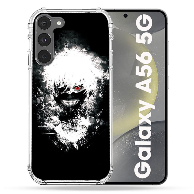Coque Renforcée Pour Samsung Galaxy A56 5G Manga Tokyo Ghoul Kaneki Tag