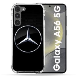 Coque Renforcée Pour Samsung Galaxy A56 5G Mercedes Carbone