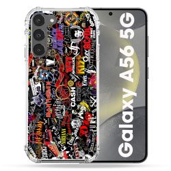 Coque Renforcée Pour Samsung Galaxy A56 5G Musique Rock Groupe