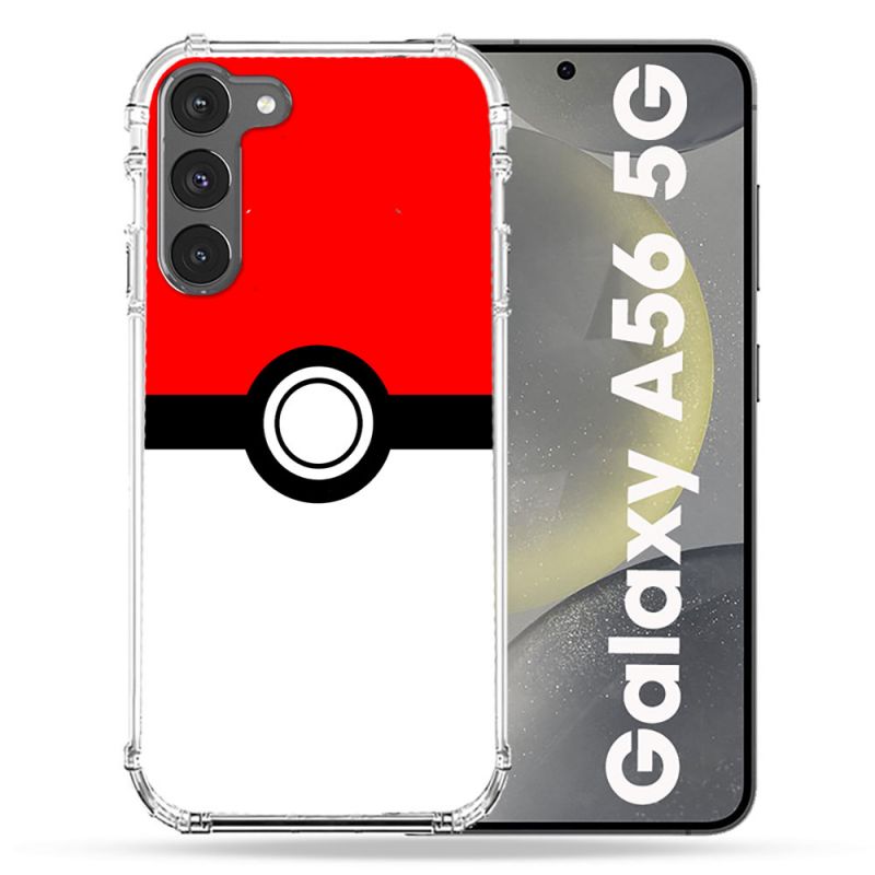 Coque Renforcée Pour Samsung Galaxy A56 5G Pokemon Pokeball