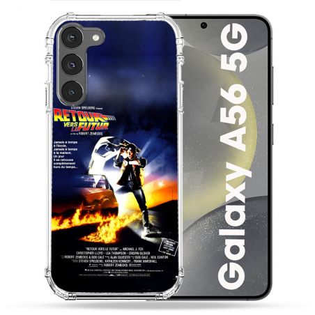 Coque Renforcée Pour Samsung Galaxy A56 5G Retour Vers Le Futur Affiche