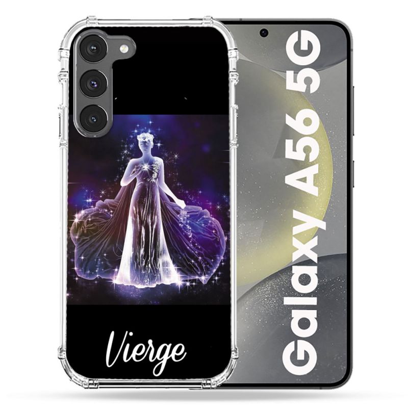 Coque Renforcée Pour Samsung Galaxy A56 5G Signe Zodiaque 2 Vierge