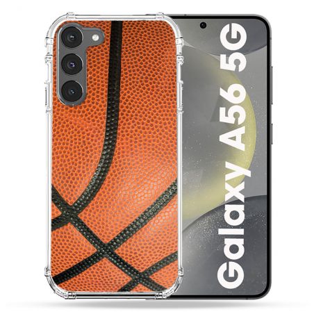 Coque Renforcée Pour Samsung Galaxy A56 5G Sport Ballon Basket