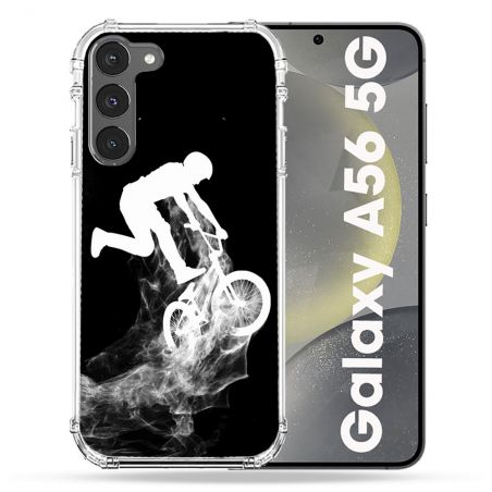 Coque Renforcée Pour Samsung Galaxy A56 5G Sport VTT Noir