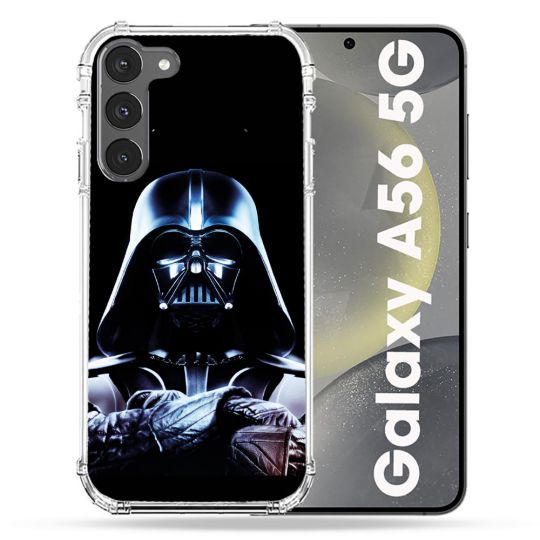 Coque Renforcée Pour Samsung Galaxy A56 5G Star Wars - Dark Vador Noir