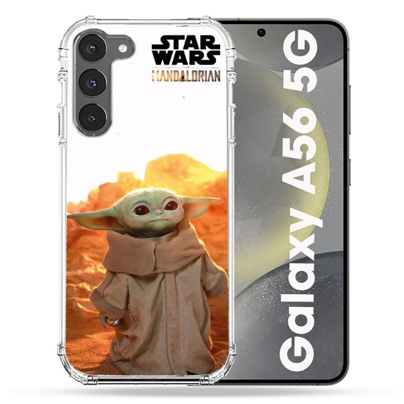 Coque Renforcée Pour Samsung Galaxy A56 5G Star Wars - Yoda bebe soleil