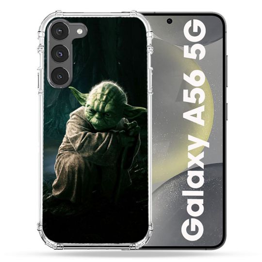 Coque Renforcée Pour Samsung Galaxy A56 5G Star Wars - Yoda sombre