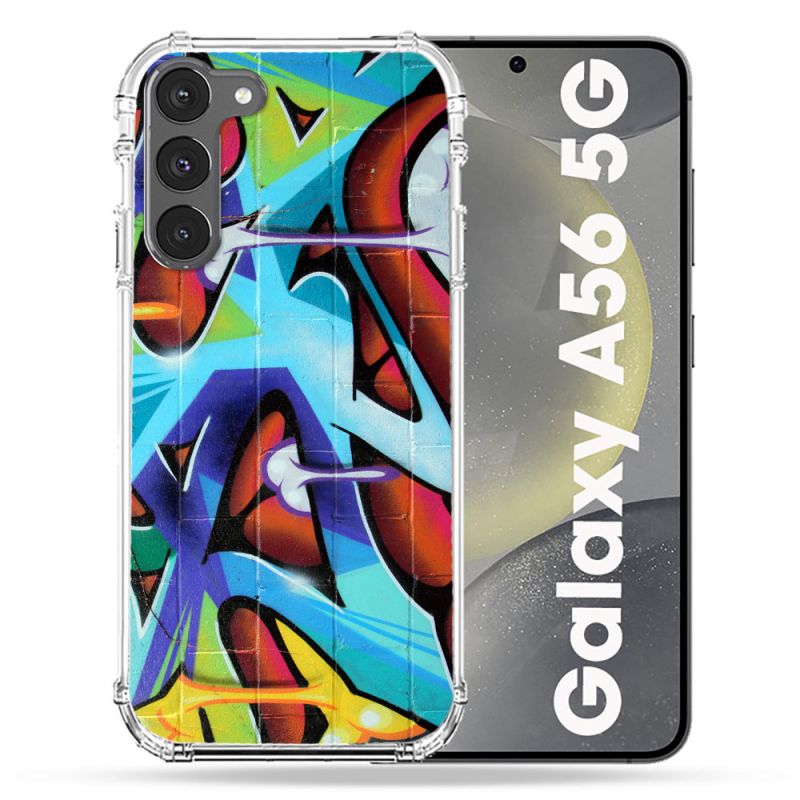 Coque Renforcée Pour Samsung Galaxy A56 5G Street Art Graf Color