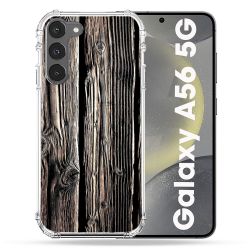 Coque Renforcée Pour Samsung Galaxy A56 5G Texture Bois