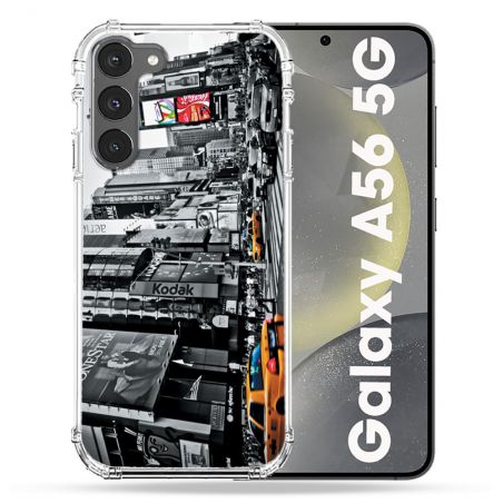 Coque Renforcée Pour Samsung Galaxy A56 5G Voyage Amerique USA New York Taxi
