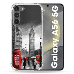 Coque Renforcée Pour Samsung Galaxy A56 5G Voyage Angleterre Londres Vintage