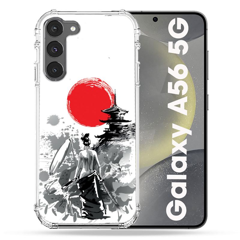 Coque Renforcée Pour Samsung Galaxy A56 5G Voyage Japon Femme