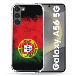 Coque Renforcée Pour Samsung Galaxy A56 5G Voyage Portugal Drapeau