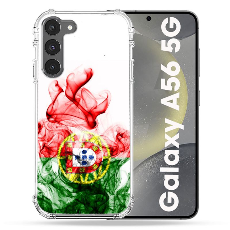 Coque Renforcée Pour Samsung Galaxy A56 5G Voyage Portugal Flamme