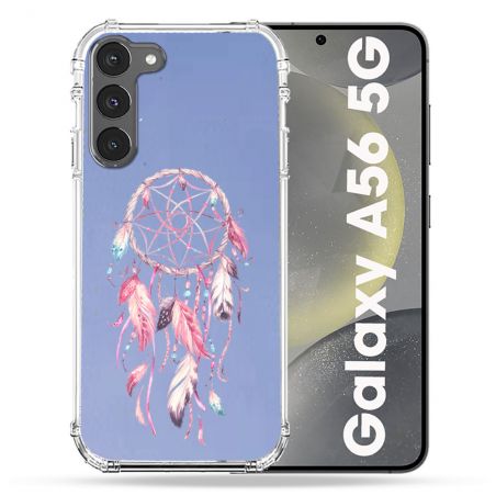 Coque Transparente Pour Samsung Galaxy A56 5G Attrape Reve Rose
