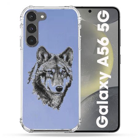 Coque Transparente Pour Samsung Galaxy A56 5G Loup