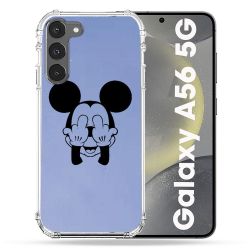 Coque Transparente Pour Samsung Galaxy A56 5G Mickey doigt