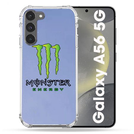 Coque Transparente Pour Samsung Galaxy A56 5G Monster Energy