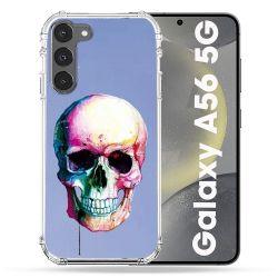 Coque Transparente Pour Samsung Galaxy A56 5G Skull Head Crane Colore