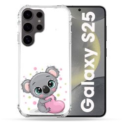 Coque Renforcée Pour Samsung Galaxy S25 Animal Koala Cœur