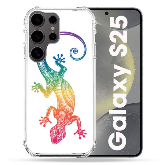 Coque Renforcée Pour Samsung Galaxy S25 Animal Salamandre Color